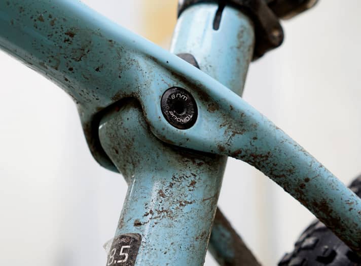   Trek Procaliber 9.8 SL: joint check - The frame and the Iso-Speed joint were checked almost every week. Are the bolts loose? Are there any cracks in the carbon? Everything was fine until the end.