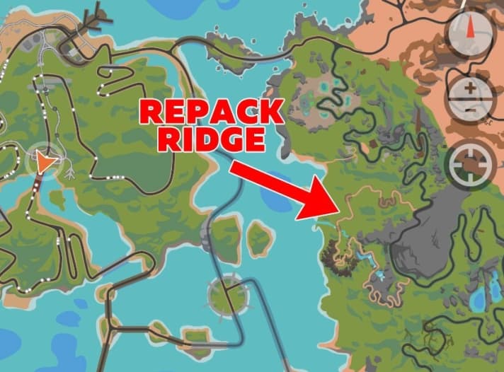 The Repack Ridge trail is the first MTB trail in the largest Zwift world, Watopia. It is a good three kilometres long.