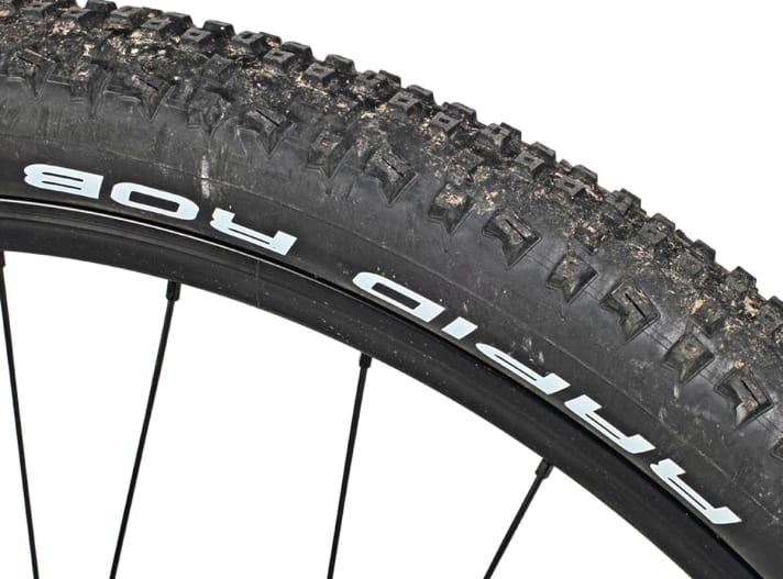   For 1600 euros, you can expect better tyres than Schwalbe's Active Line compound: little damping and little grip in the wet.