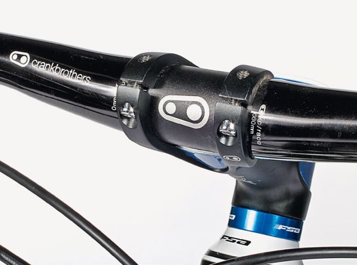   The Crank Bros stem makes turning unnecessarily complicated due to its closed clamp.