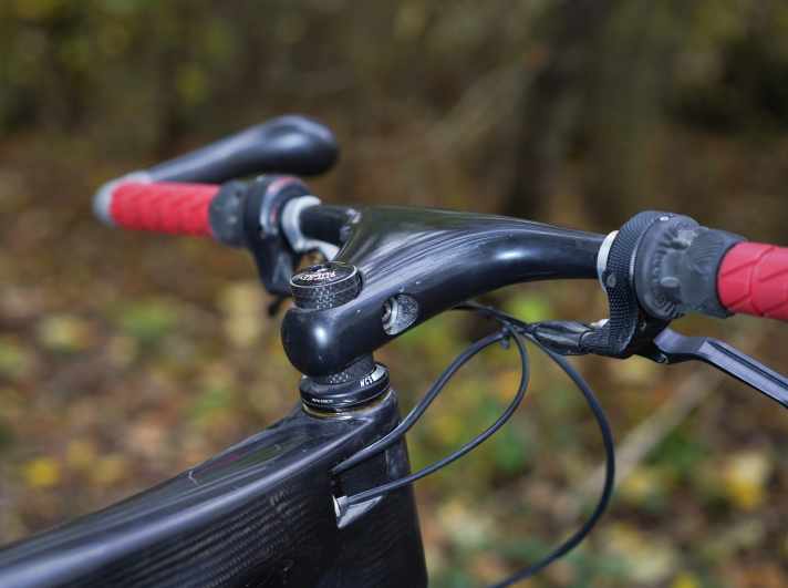 Revolutionary at the time: a carbon handlebar stem unit is one of the highlights of the Magma M1 from 1994.