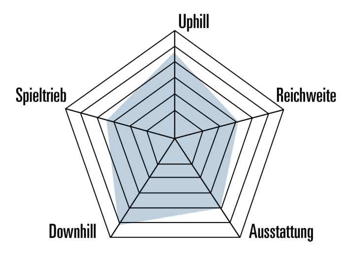 Strong downhill, strong uphill: the Gasgas MXC 6 is a powerful and safe all-mountain e-bike.