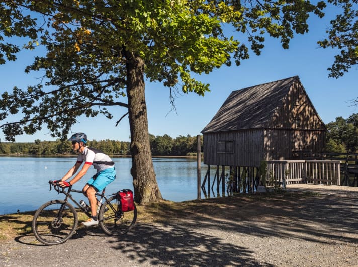 Museum auf Stelzen: das Hausteichhaus bei Plothen
