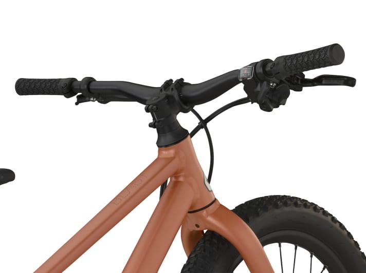 The handlebars on the BMC Blast have a diameter of just 19 millimetres in the grip area and are perfect for small children's hands.