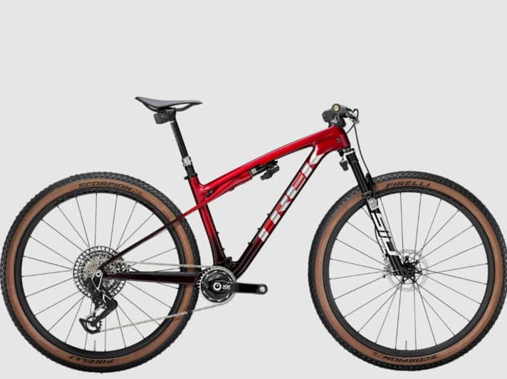 Only 5th place at 12,999 euros: The Trek Supercaliber SLR 9.9.