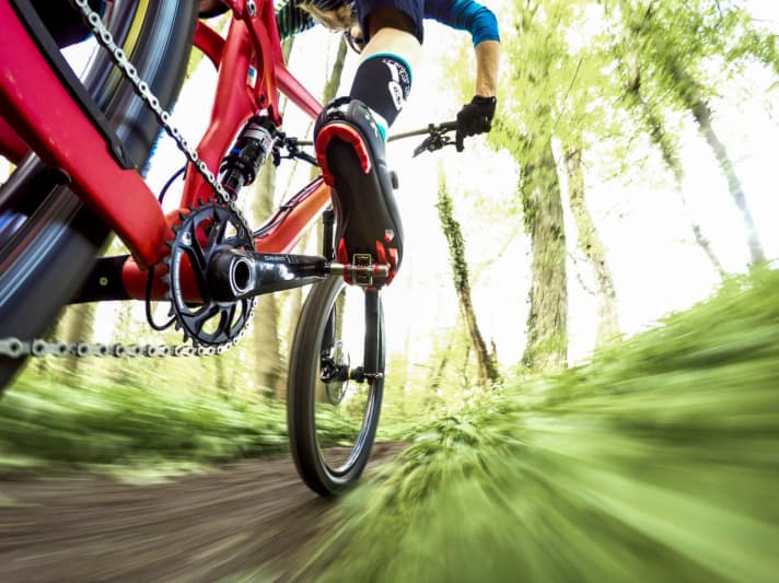 With race clipless pedals, every gram counts. They are almost impossible to ride without the right shoes.