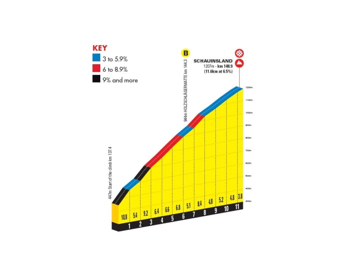 Deutschland-Tour-2022-Etappe-3-Schauinsland-Profil