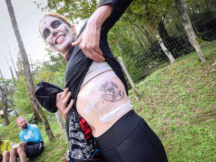 As the winner of the World Cup, you have a choice: ink or fire. Because the winner's medal will be branded or tattooed. Without exception. So think carefully about whether it has to be 1st place.  Copyright: Henri Lesewitz