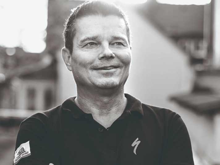 A self-confessed Minimal Assist fan: designer Peter Denk.