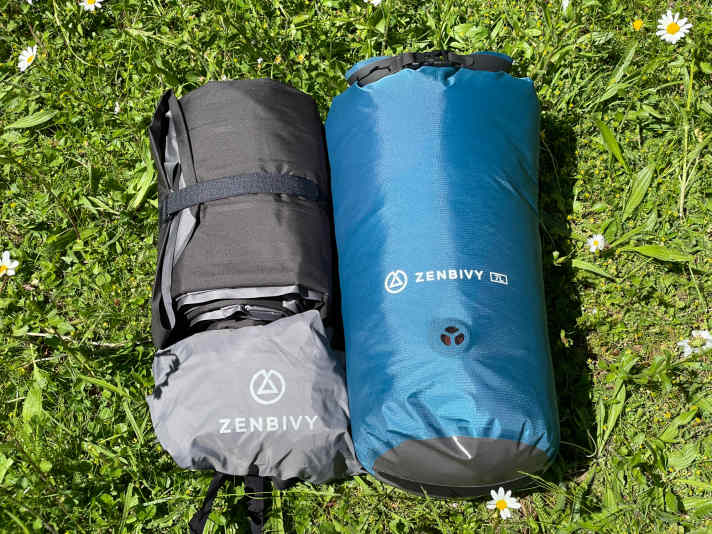 ​Quilt-Schlafsack und Isomatte von Zenbivy im Test