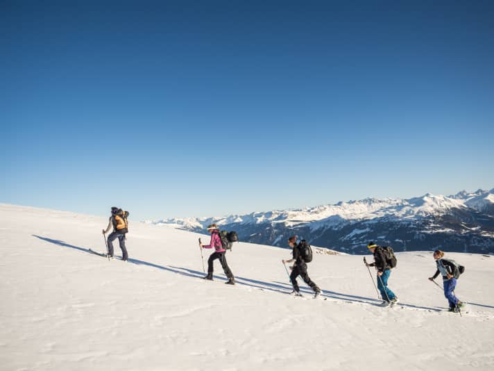 Auch Skitouren geht Ines Thoma im Winter gerne. Von ihrem Wohnort im Allgäu aus hat sie eine gute Ausgangsposition.