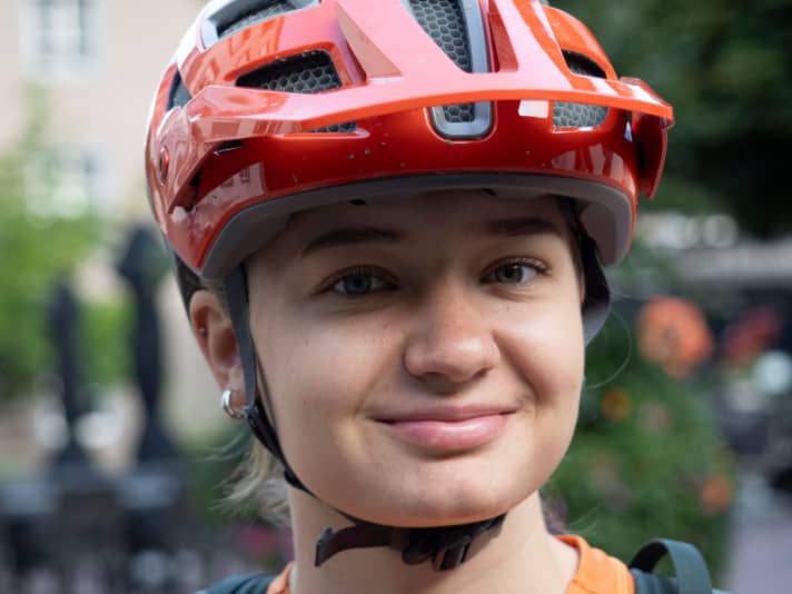 Liv's secret passion is mountain biking.