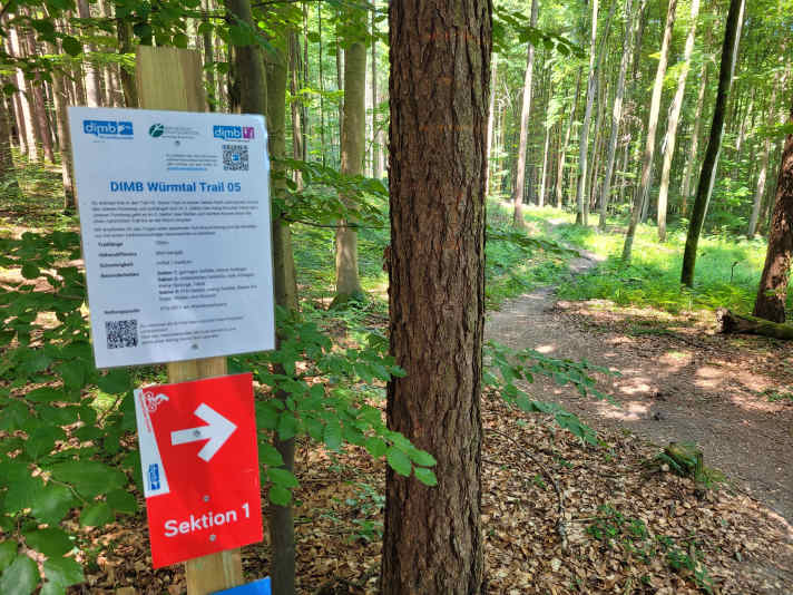 Würmtal trails on Lake Starnberg: Not so long ago, there were banners prohibiting cycling here, with the threat of punishment. | Florentin Vesenbeckh