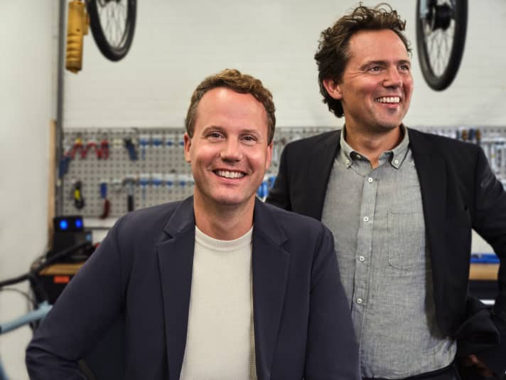 Ties and Taco Carlier - the founders of Vanmoof.