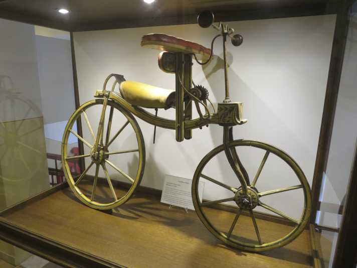 Prachtexemplar: Eine originale Laufmaschine aus dem Jahr 1820, vermutlich in Österreich gebaut.