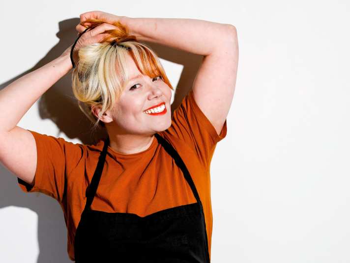 Cookery book author Hannah Grant