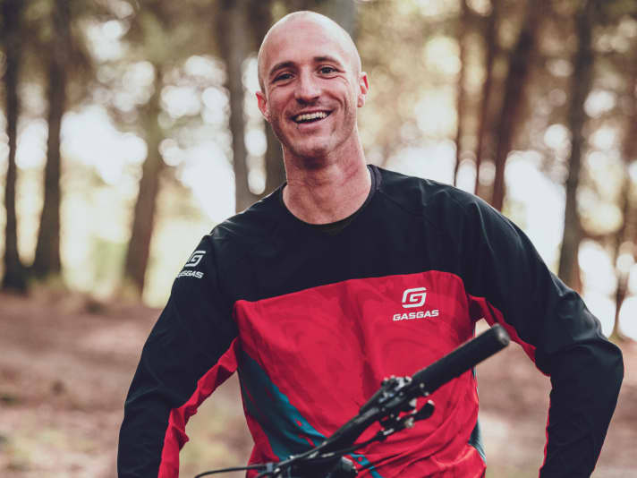 Johannes "Fischi" Fischbach in a new Gasgas outfit