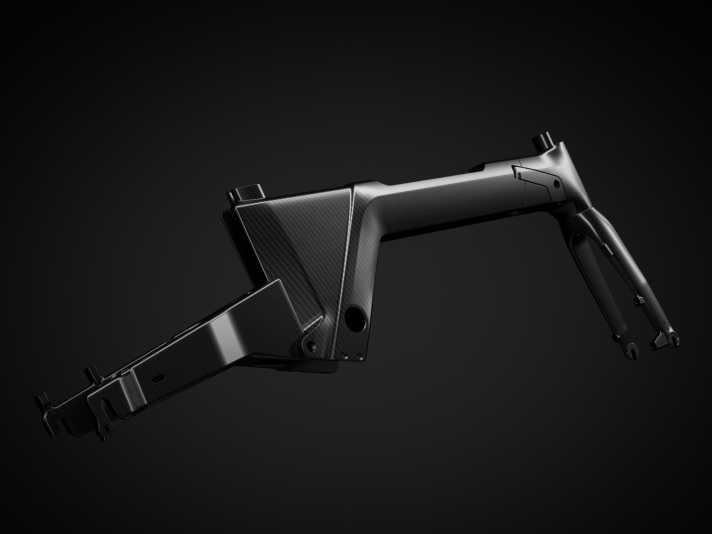 Stylish carbon but still a folding bike - that's the new Lemmo Zero.