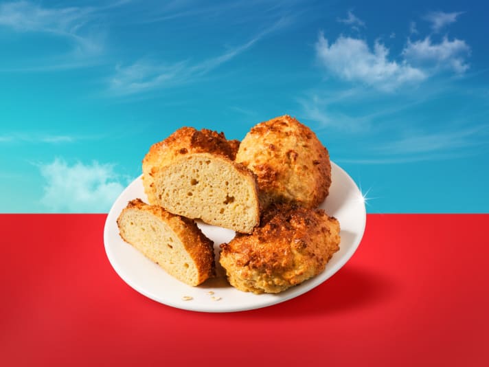 Quark and oat rolls from the air fryer