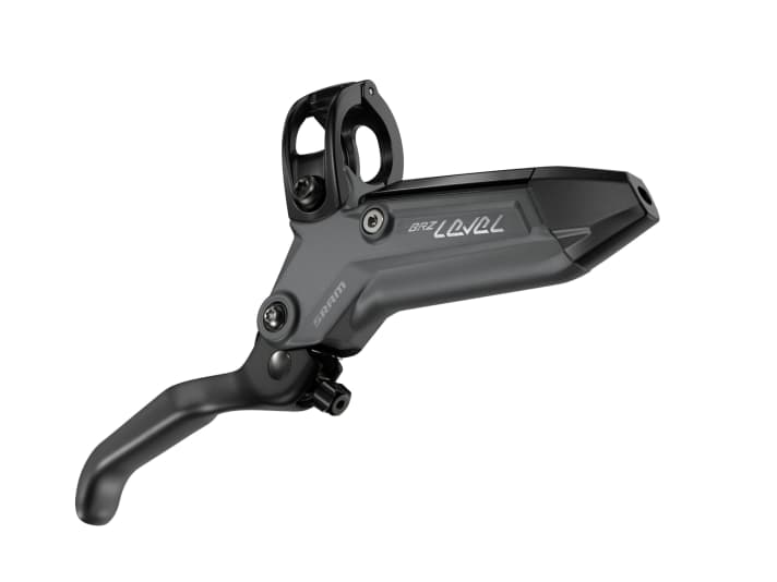 Sram's Level offers tool-free adjustment of the grip width through the wheel - its new position parallel to the handlebars means it is now on the outside of the brake lever.