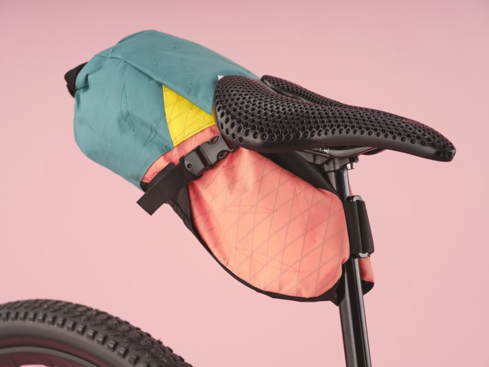 Der Sattel kommt aus Tschechien von Posedla und wurde individuell für den Besitzer des Jersey Giant Graveler 3D-gedruckt.