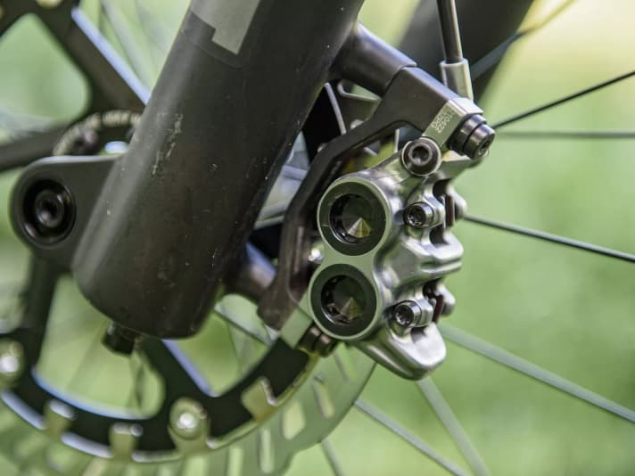 Lob von allen Seiten gab es für die starken Magura-MT7-Bremsen. Viel Power bei guter Dosierbarkeit – das kam bei Camp-Teilnehmern wie Profitestern gut an.