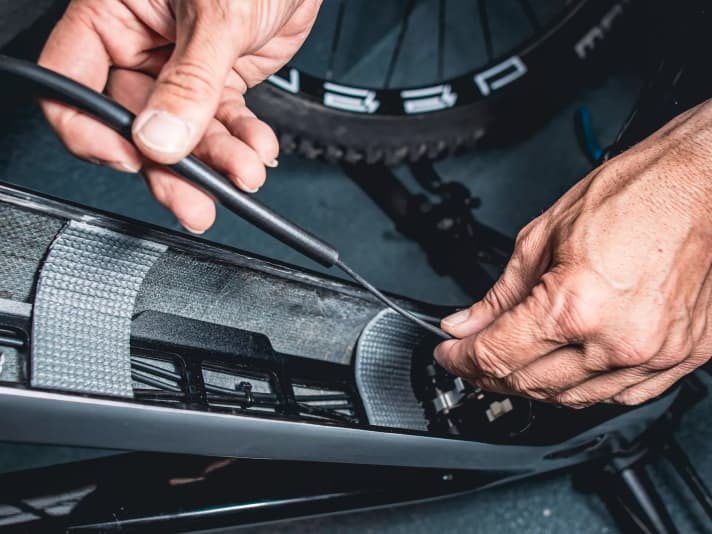 Individual cables can be padded with foam sleeves.