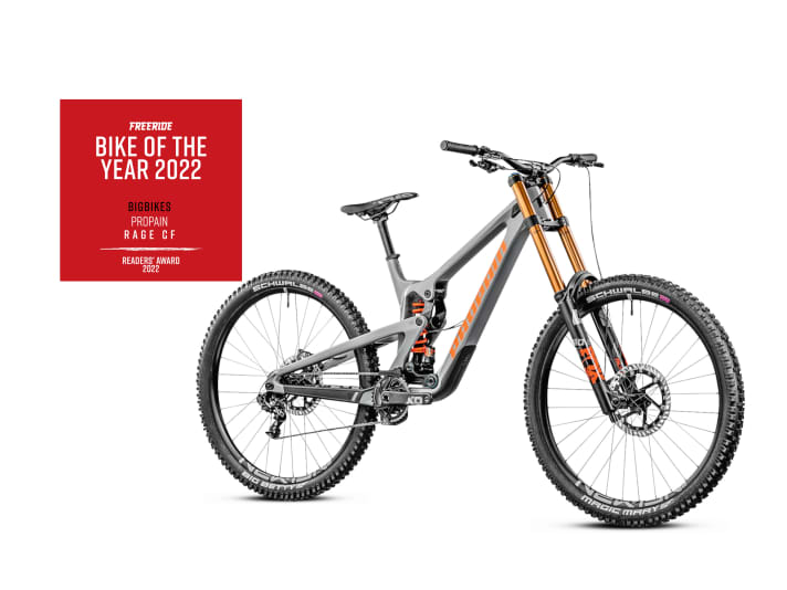 Readers' choice, big bike category: FREERIDE Bike of the Year 2022 Propain Rage CF