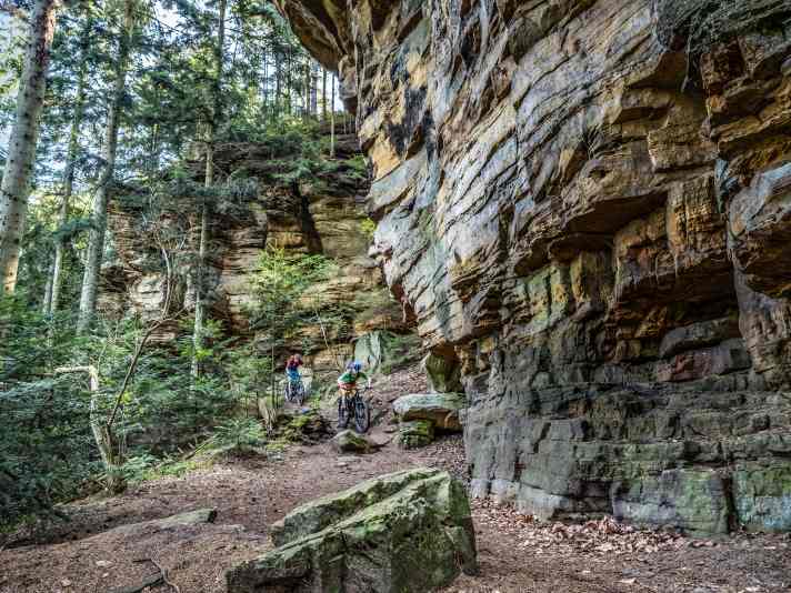 Die Trails im kleinen Fürstentum Luxemburg bieten abenteuerlichen Auslauf für eine 3- bis 4-Tagestour.
