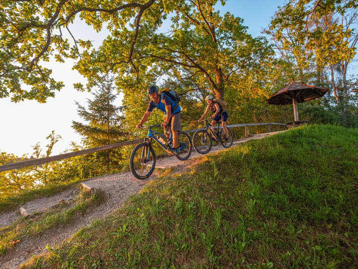 Von Brunnenkopfhäuser zum Bahnhof Murnau