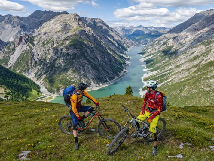 Livigno and Engadin with a breathtaking panorama