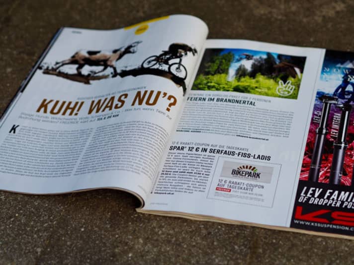   With the coupon in the new FREERIDE 2/18, you can save € 12 on a day lift ticket at the Bikepark SFL (for adults). The park in Serfaus-Fiss-Ladis opens on 8 June.