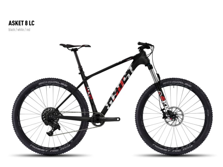   The Ghost Asket 8: a hardtail for baggy-shorts riders, playful geometry and for trail use.