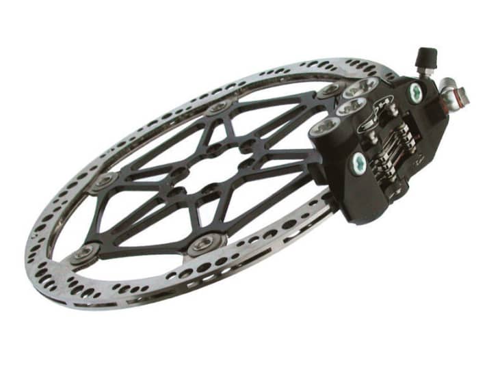   Inventor Bob Sticha sold his first MTB disc brake to Hope.