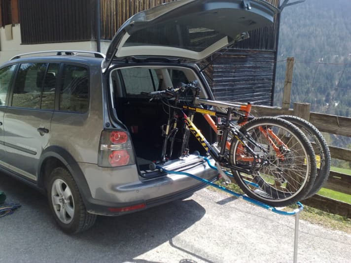   The Veloboy shortly before loading into a VW Touran