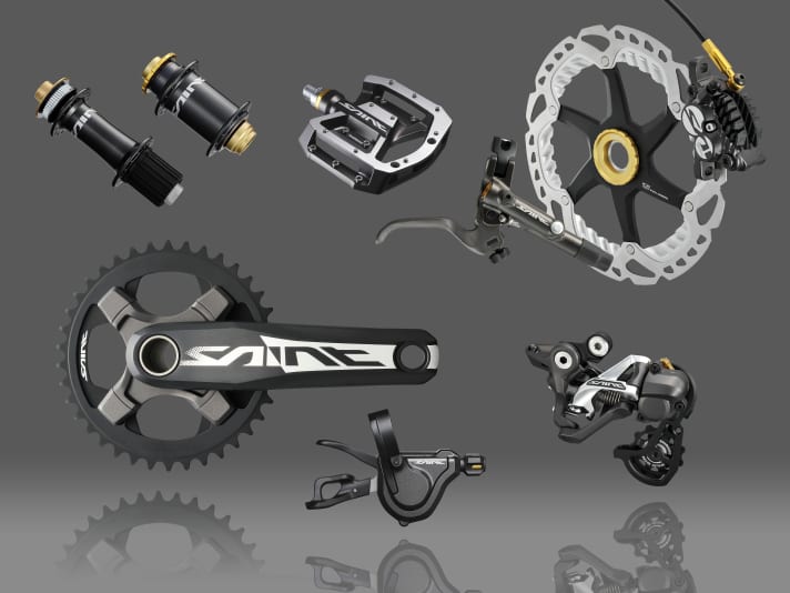   Mit der Saint-Gruppe deckt Komponenten-Riese Shimano den Gravity-Bereich ab.