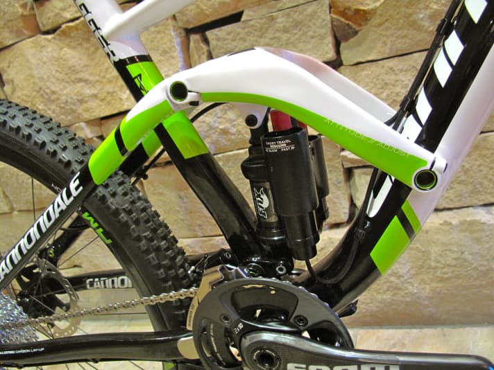   There is a choice of two spring travels, 120 or 70 millimetres.