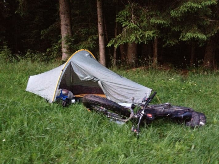   Nachtlager ist fertig