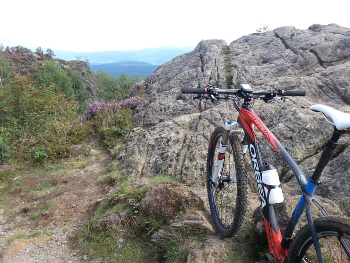   At the summit of the Silberberg in Bodenmais in the Bavarian Forest.