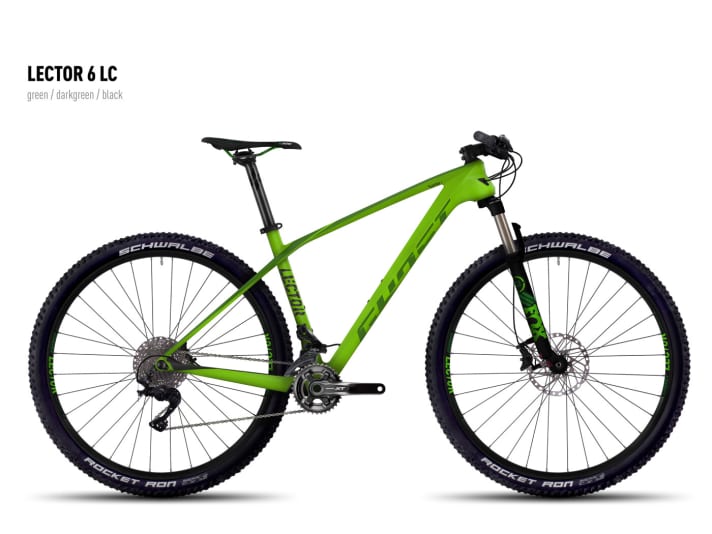   Das Ghost Lector 6 in der grünen Alternativfarbe.