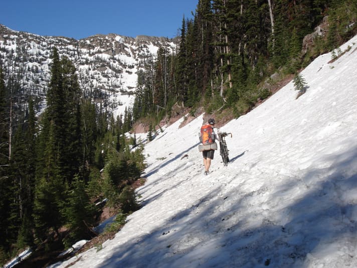   Countless of the 61,000 metres of elevation gain on the Tour Divide have to be pushed or carried.