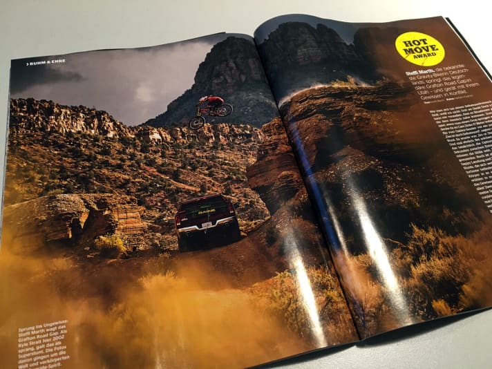   Steffi Marth sails across the legendary Road Gap in Utah. You can read the full story in FREERIDE 1/16, which is currently on newsstands.