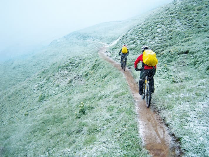   The biker's natural enemy: cold