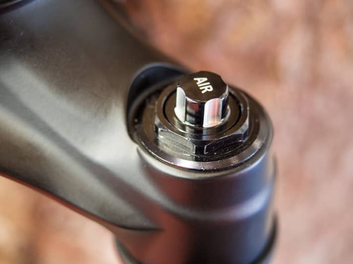   The air cartridge is located on the left-hand side.