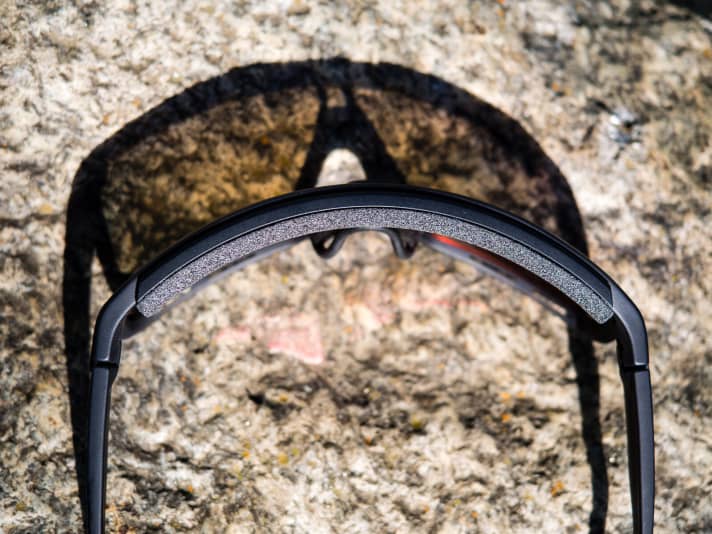   The optional foam attachment reliably collects beads of sweat.