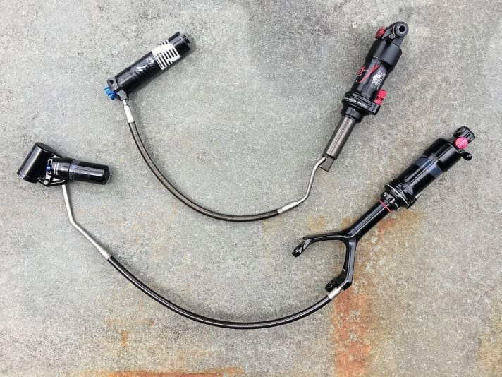   Above the old Brain system, below the new one: The new unit is even a few grams heavier than the previous version, but is easier to maintain and responds faster.