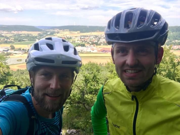   Thomas, mein Guide durchs Altmühltal bis Riedenburg. Danke Dir!