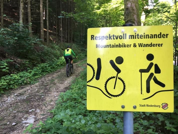   Wenn die Wegesituation nur überall so vorbildlich wäre wie in Riedenburg...
