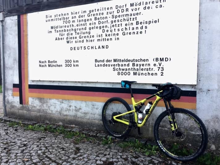   Geschichtsträchtiges Finale: mein Ziel in Mödlareuth.