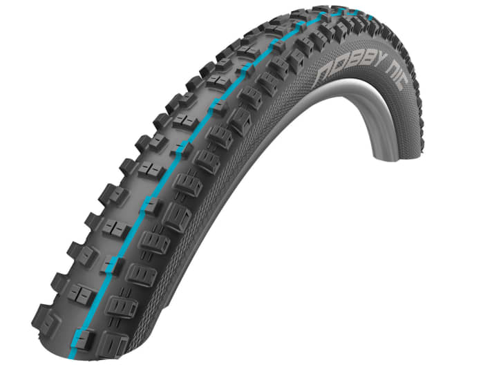   Wie der Klassiker Nobby Nic kommen die breiten Schwalbe-Reifen der Evolution-Reihe mit Addix Speedgrip-Mischung. Ausnahmen: Magic Mary in soft und ultrasoft sowie der günstige Smart Sam. Sonderling: der Ice Spiker Pro für Hardcore-Winterbiker.